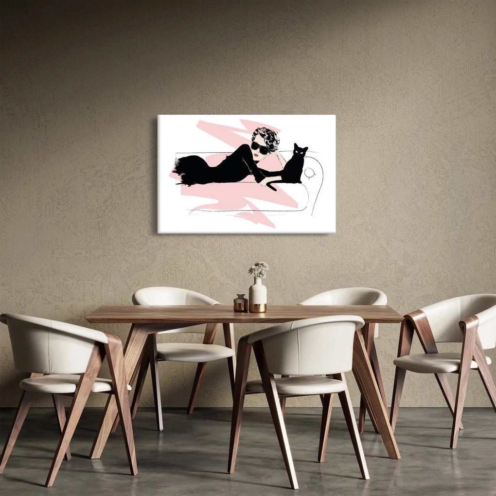 Obraz - Fashion lady (90x60 cm)