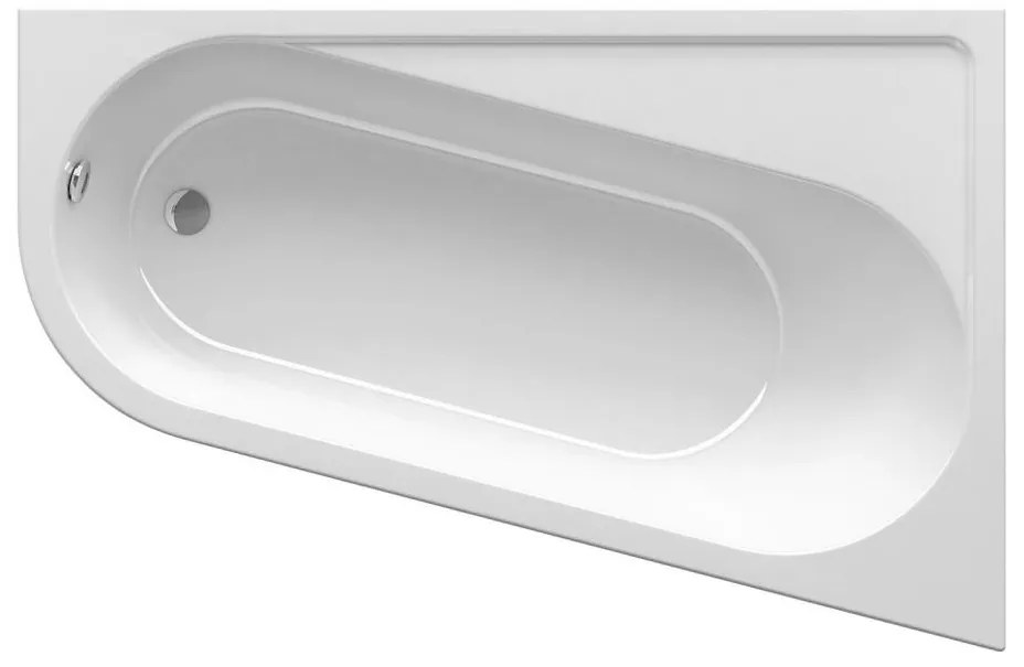 Ravak CA41000000 - Rohová vaňa CHROME 170x105 cm akrylát/biela