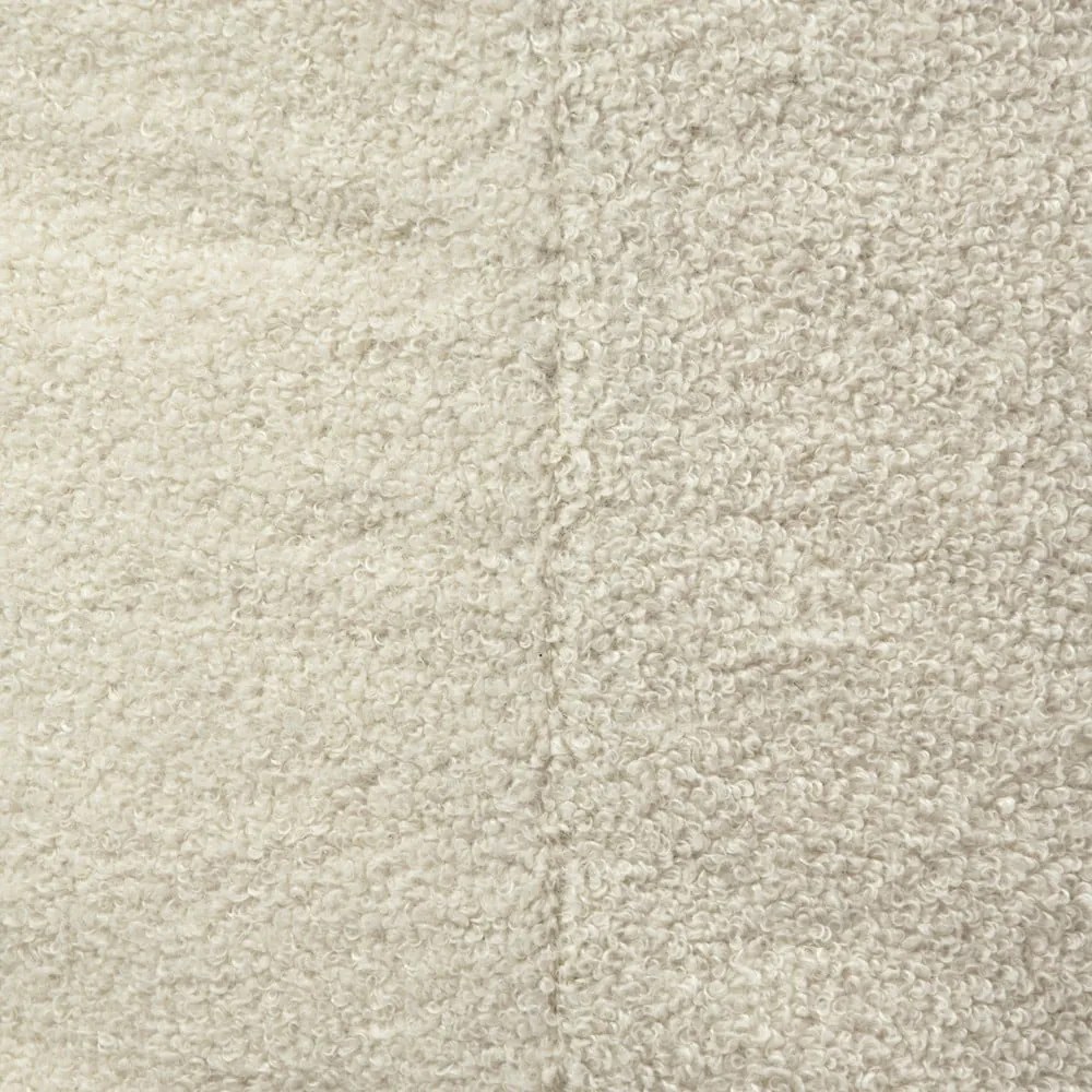 Krémový sedací vak z textílie buklé Snug 100 – SLOWDOWN