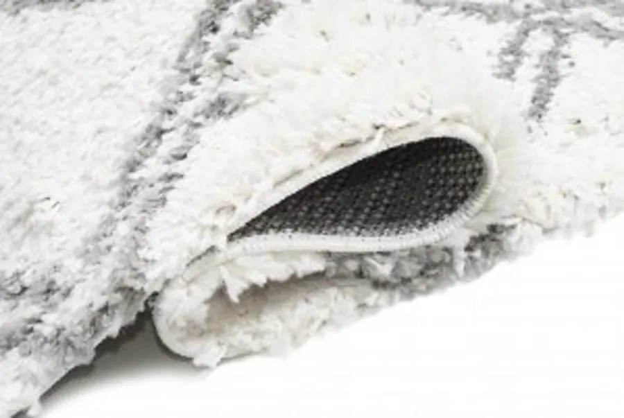 TA Koberec G935A KRÉMOVÁ/TMAVOSIVÁ BOHO Rozmer: 100x400 cm