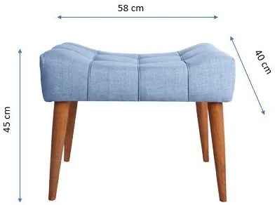 Taburetka Naledi (indigo modrá). Akcia -22%. Vlastná spoľahlivá doprava až k Vám domov. 1087771