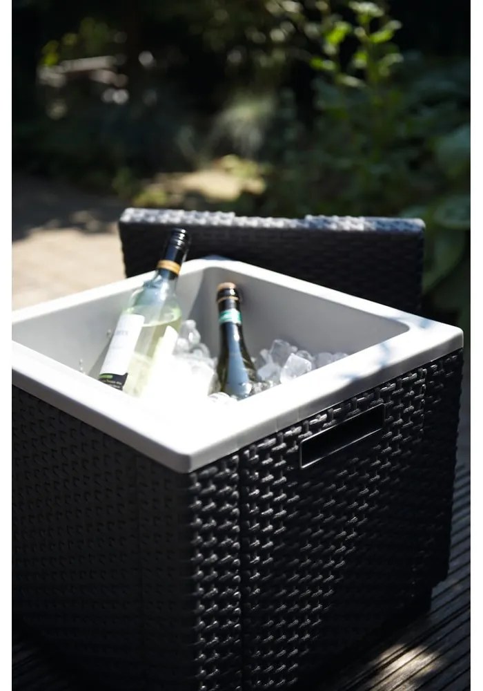 Záhradný stolík so zásobníkom na ľad 42x42 cm – Keter