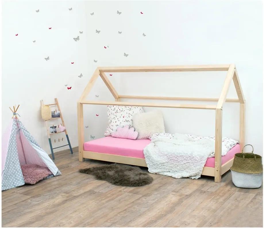 Prírodná detská posteľ bez bočníc zo smrekového dreva Benlemi Tery, 90 × 180 cm