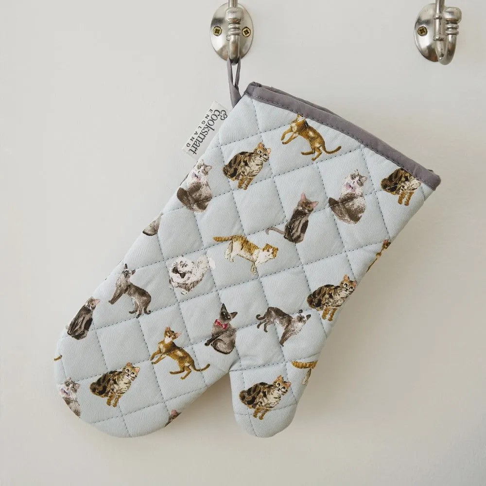 Utierky a chňapka v súprave 4 ks Curious Cats – Cooksmart ®