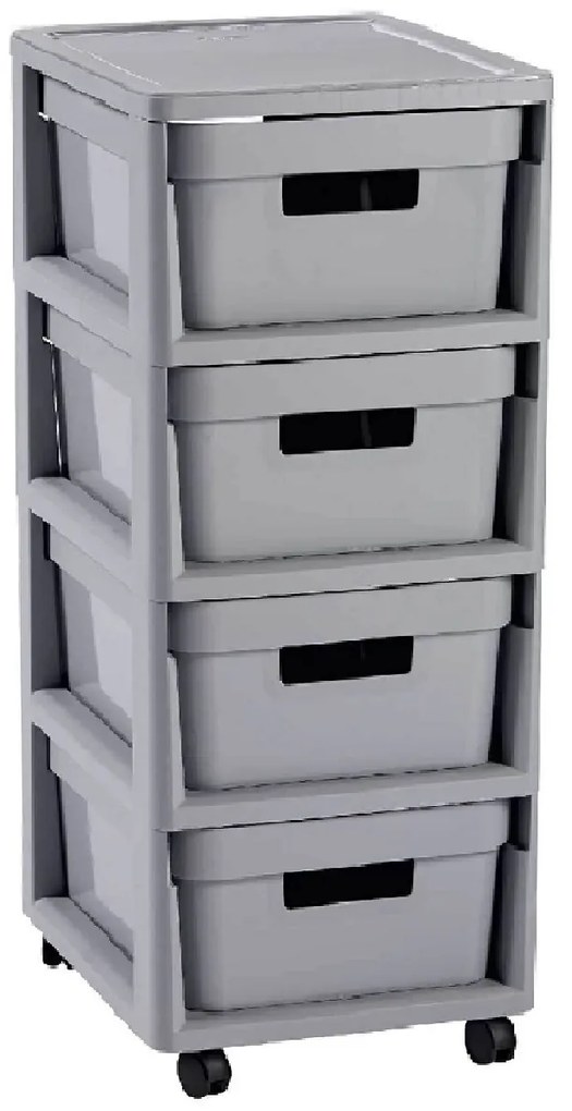 Curver Šuplíky INFINITY 4x11L šedej