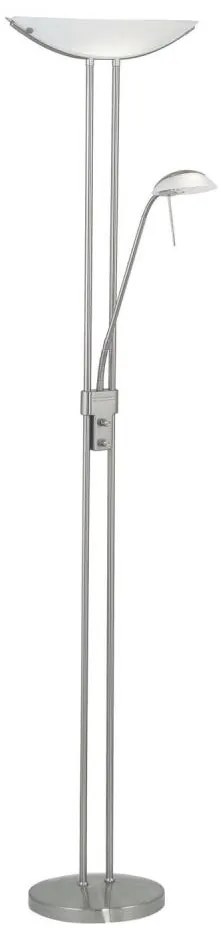 EGLO 85971 - Stmievateľná stojacia lampa BAYA 1xR7s/230W+1xG9/33W matný chróm