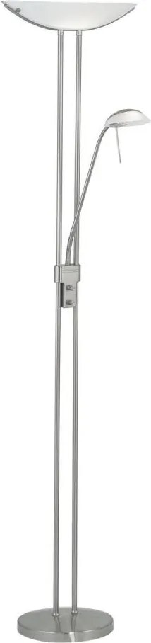 EGLO 85971 - Stmievateľná stojacia lampa BAYA 1xR7s/230W+1xG9/33W matný chróm