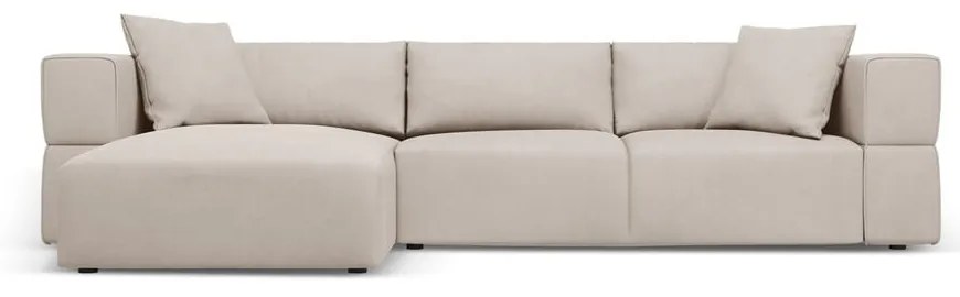 Béžová rohová pohovka, ľavý roh Esther - Milo Casa