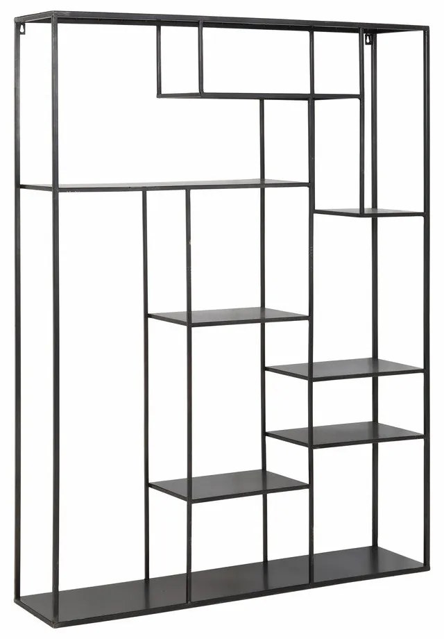 Čierna poschodová kovová polica Talara - Light & Living