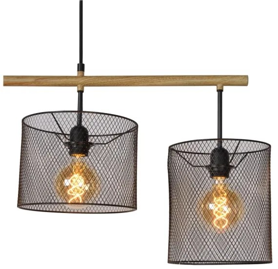 Lucide 45459/04/30 - Luster na lanku BASKETT 4xE27/60W/230V