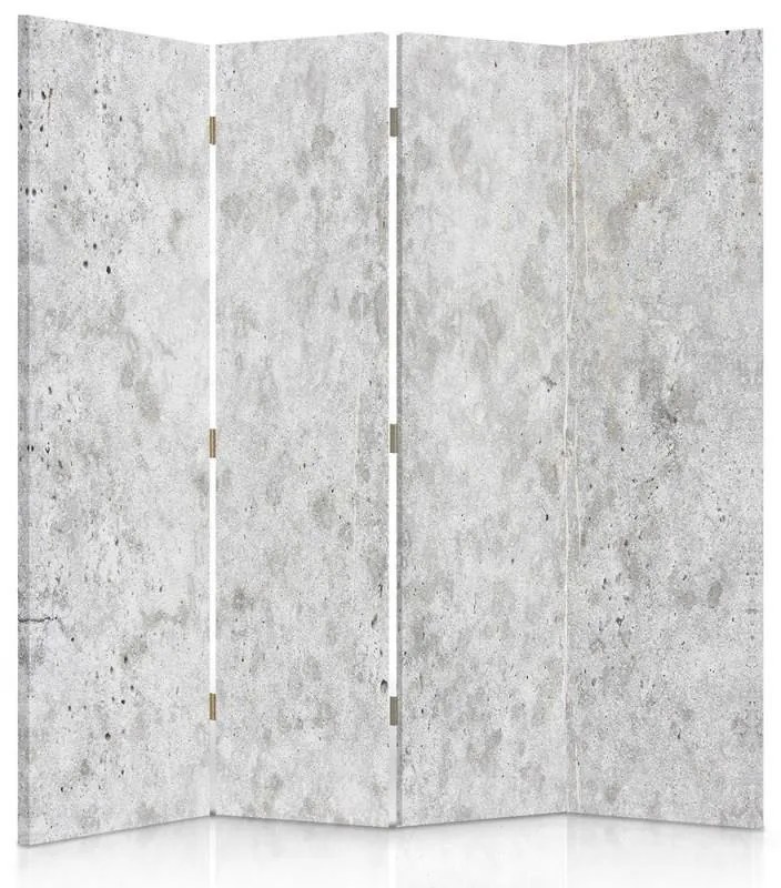 Gario Paraván Svetlý betón Rozmery: 180 x 170 cm, Prevedenie: Otočný paraván 360°