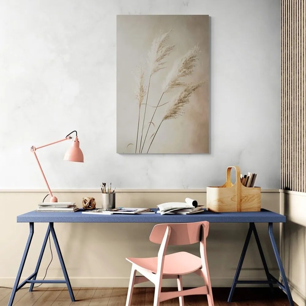 Obraz suchá pampová tráva