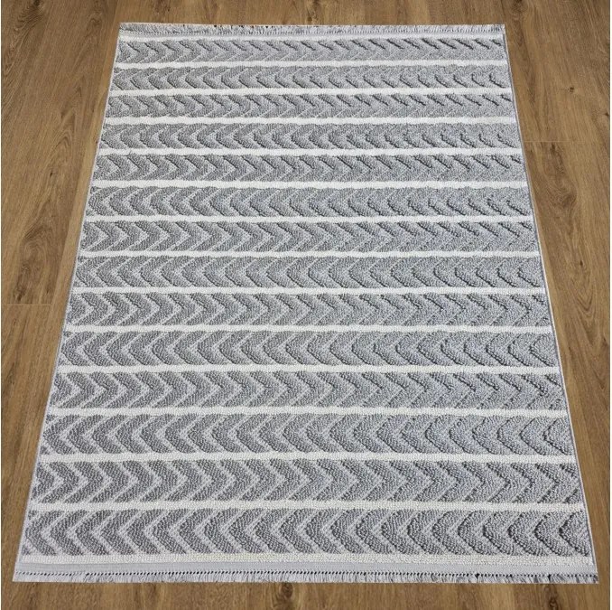 DC Koberec Milano 026 sivá krémová Rozmer: 60×100 cm