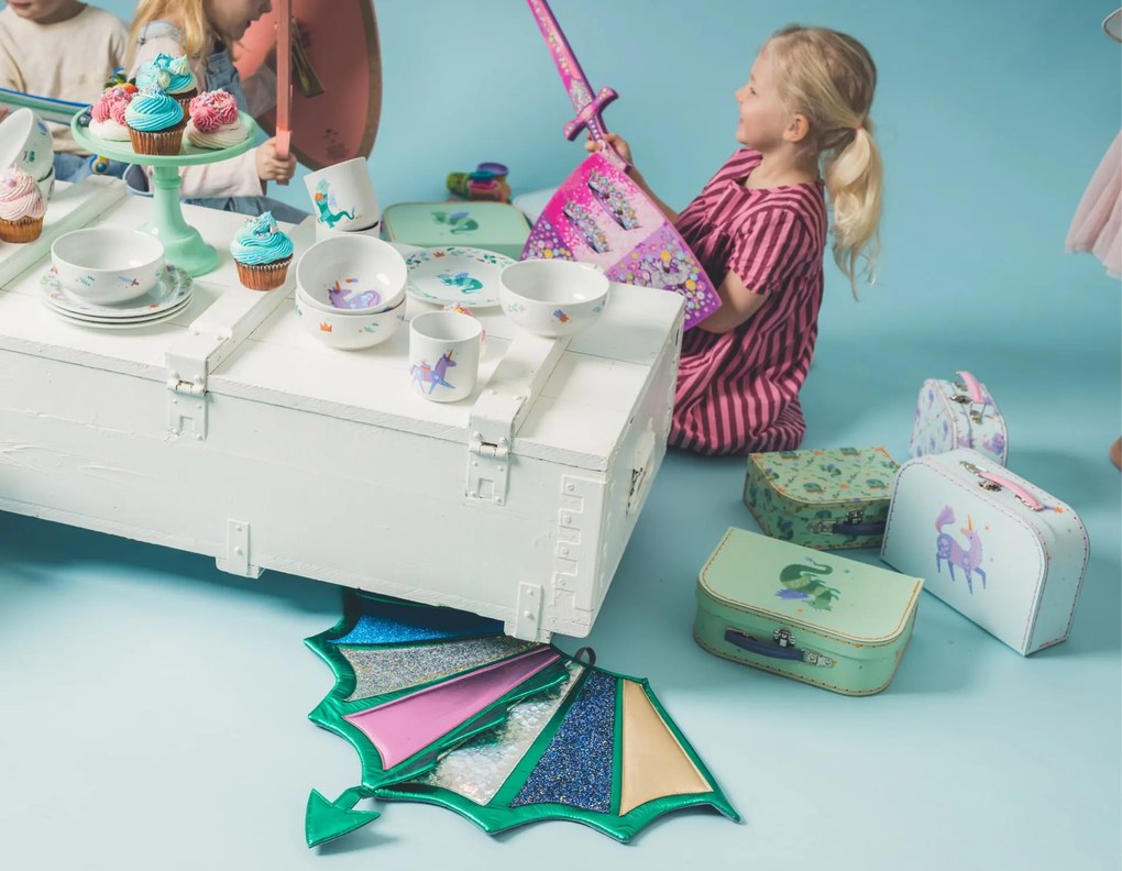 Bella Rose Detská porcelánová miska Drak 400 ml