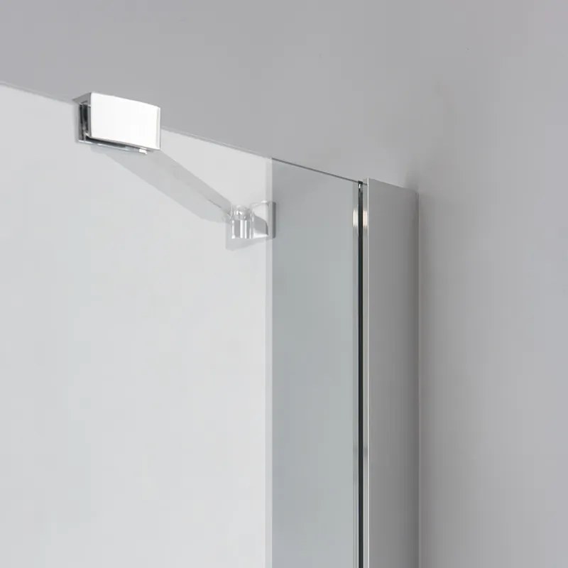 BPS-koupelny Štvrťkruhový sprchový kút KZ92 90x90 chróm/transparent - bez vaničky