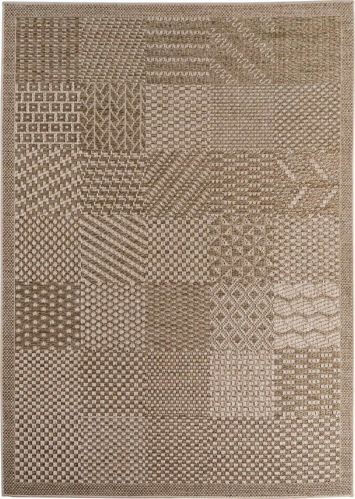 Ayyildiz, Kusový koberec Ibiza 1902 beige - na von aj na doma, 280x370, béžová, chodba / predsieň