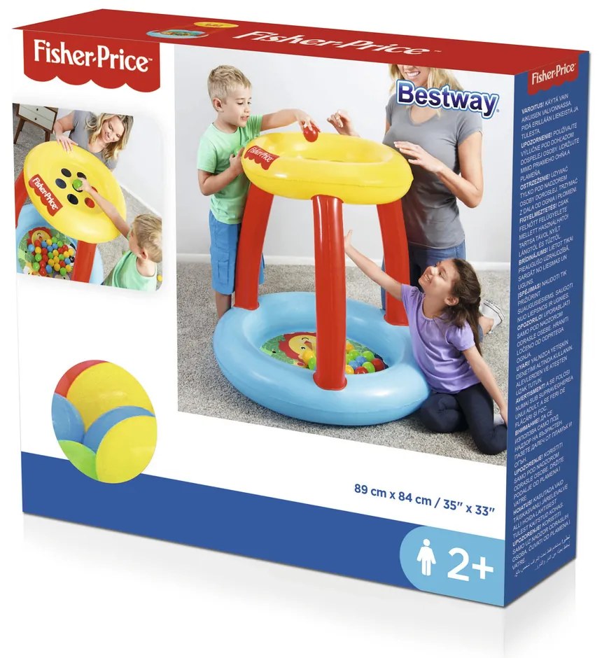 Bestway Nafukovací detský bazén so strechou 89 cm x 89 cm x 84 cm - Bestway 93541