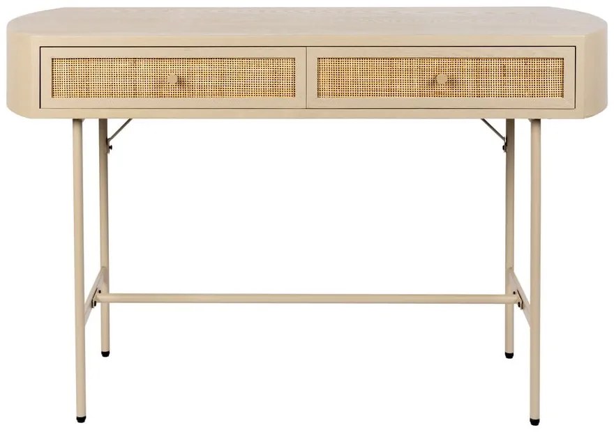 Béžový konzolový stolík 40x120 cm Amaya – White Label