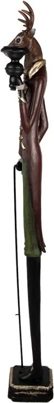 Veľký svietnik jeleň Deer v životnej veľkosti - 26 * 19 * 160 cm
