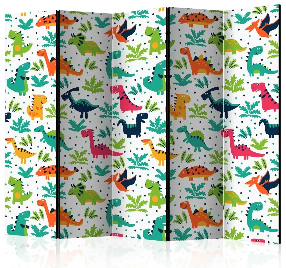 Artgeist Paraván - Fairytale Dinosaurs II [Room Dividers]
