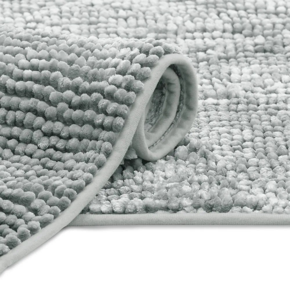 Sivá kúpeľňová predložka AmeliaHome Bati, 60 x 90 cm