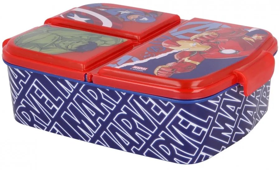Multibox na desiatu MARVEL - Avengers s 3 priehradkami