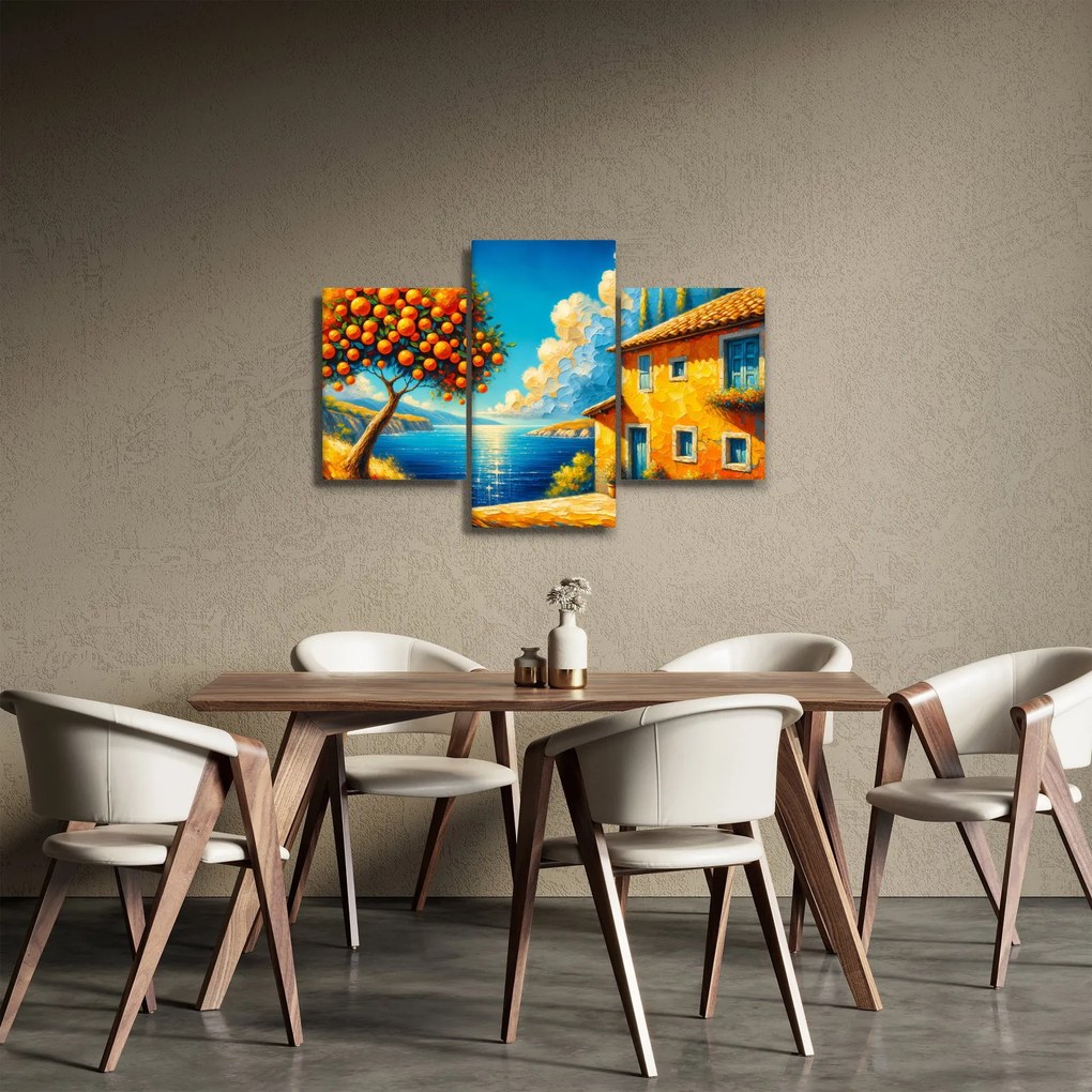 Obraz - Dom s pomarančmi II. (90x60 cm)