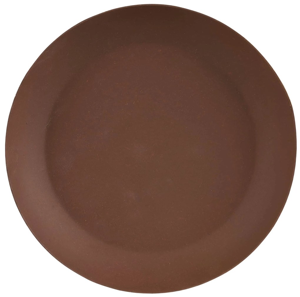Ib Laursen Kovový svietnik / tácka Antique Brown 15 cm