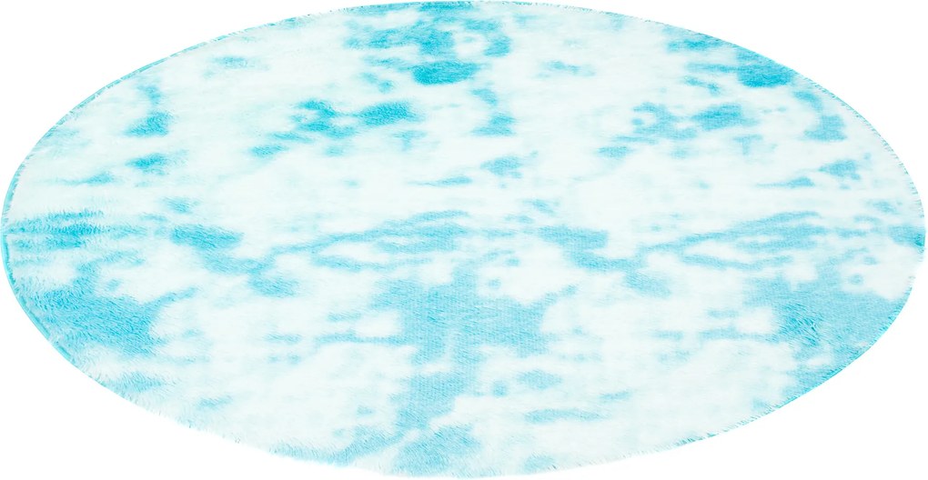 TA Koberec MR-582 Blue SILK DYED KOŁO Modrý Okrúhly Rozmer: 80x80 cm