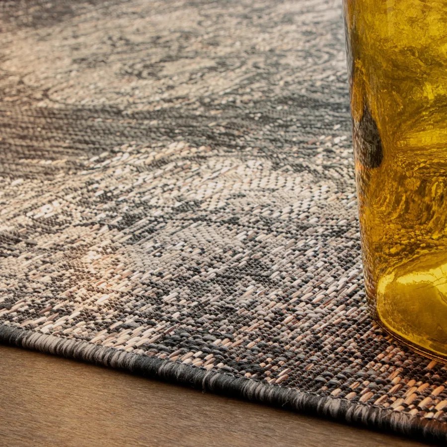 Obsession, Kusový koberec Nordic 875 grey – na von aj na doma, 80x150, šedá, chodba / predsieň