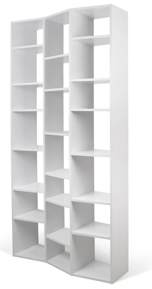 Biela knižnica 108x224 cm Valsa – TemaHome