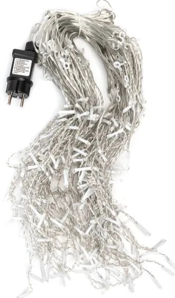 Aigostar - LED vonkajší vianočný reťaz 300xLED/8 funkcií 15x0,4 m IP44 studená biela