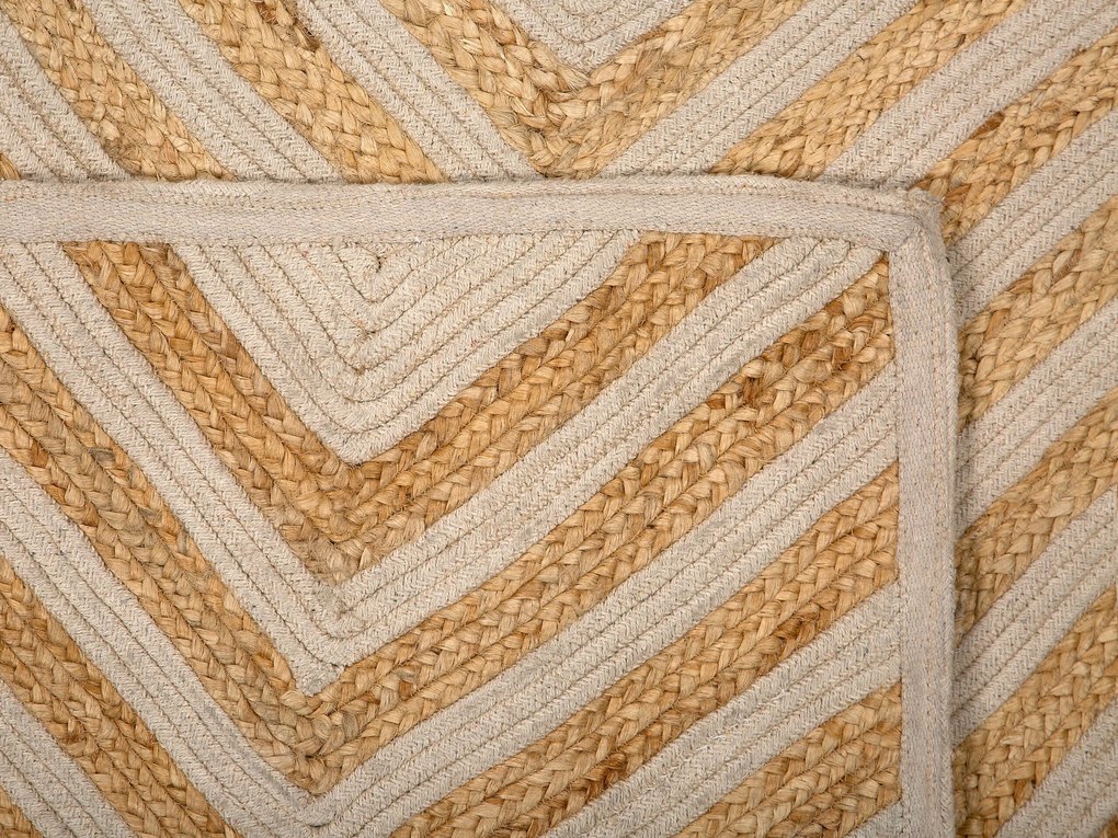 Bavlnený koberec 80 x 150 cm béžový PIRLI Beliani