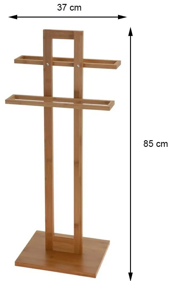 Stojan na uteráky Bamboo 2, bambus