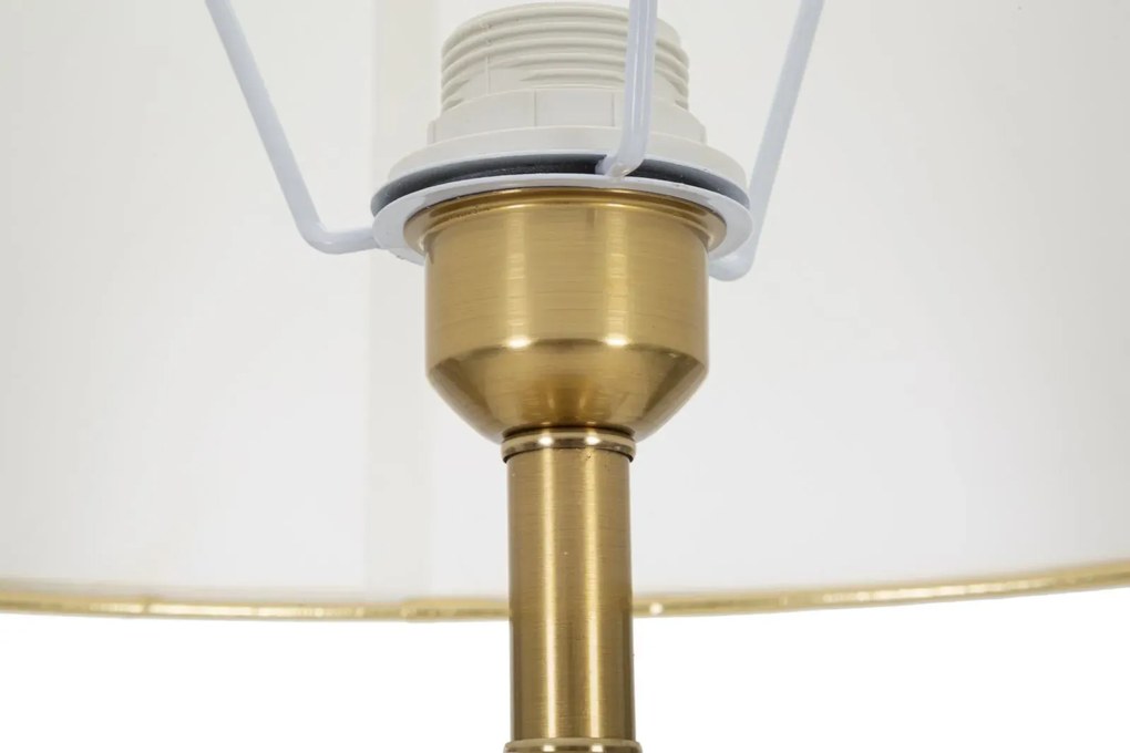 Stojacia lampa Whity 160 cm biela/zlatá