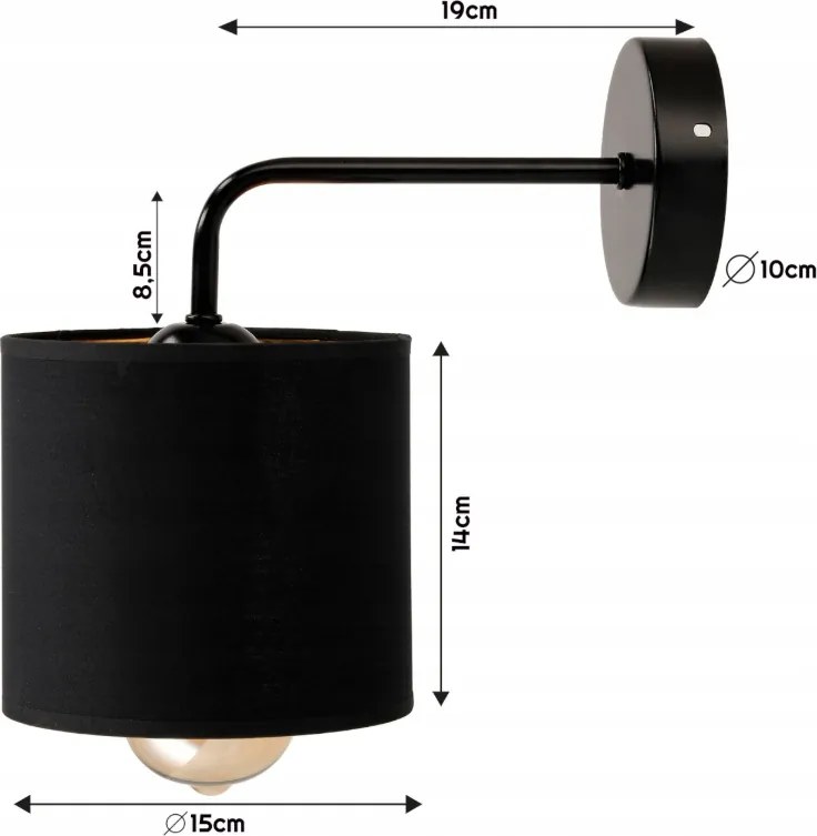 Nástenná lampa E27 LOFT edison