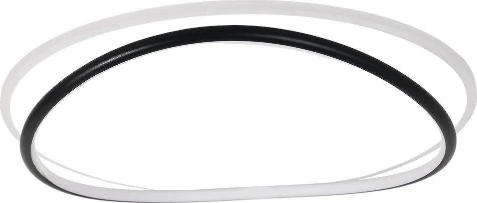 Stropné LED svietidlo Halo, 2x LED 38w, 4000k, b