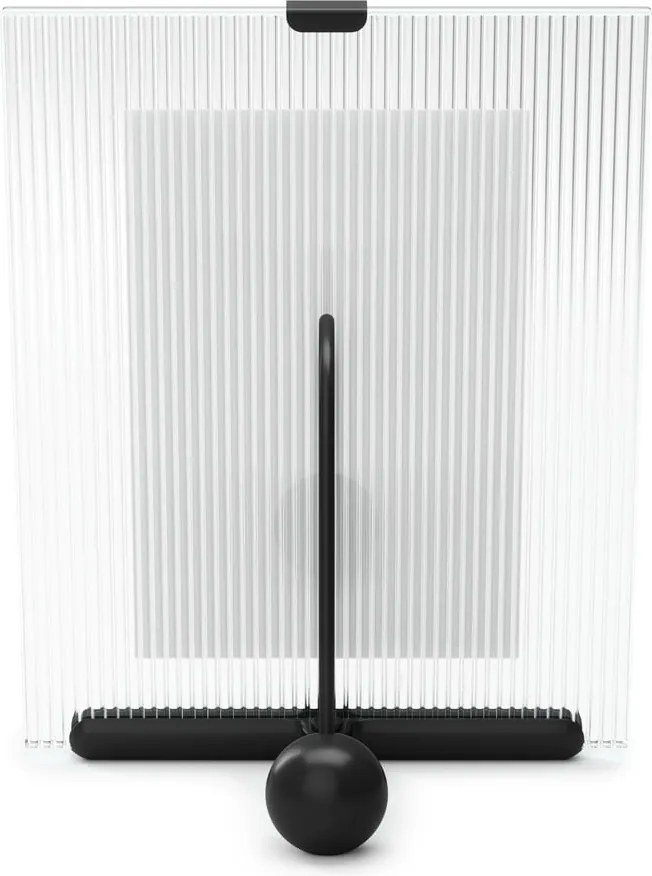 Čierny sklenený stojací rámček 16x20 cm Flute – Umbra