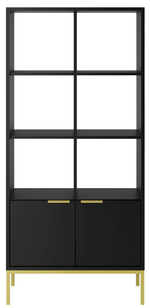 Knižnica AUSTIN čierna