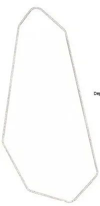 Nástenné zrkadlo s dreveným rámom 39,5x90 cm Basil – Dutchbone