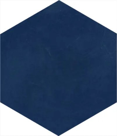 Cementová dlažba Hexa M35 - Farba: námornícka modrá | Articima