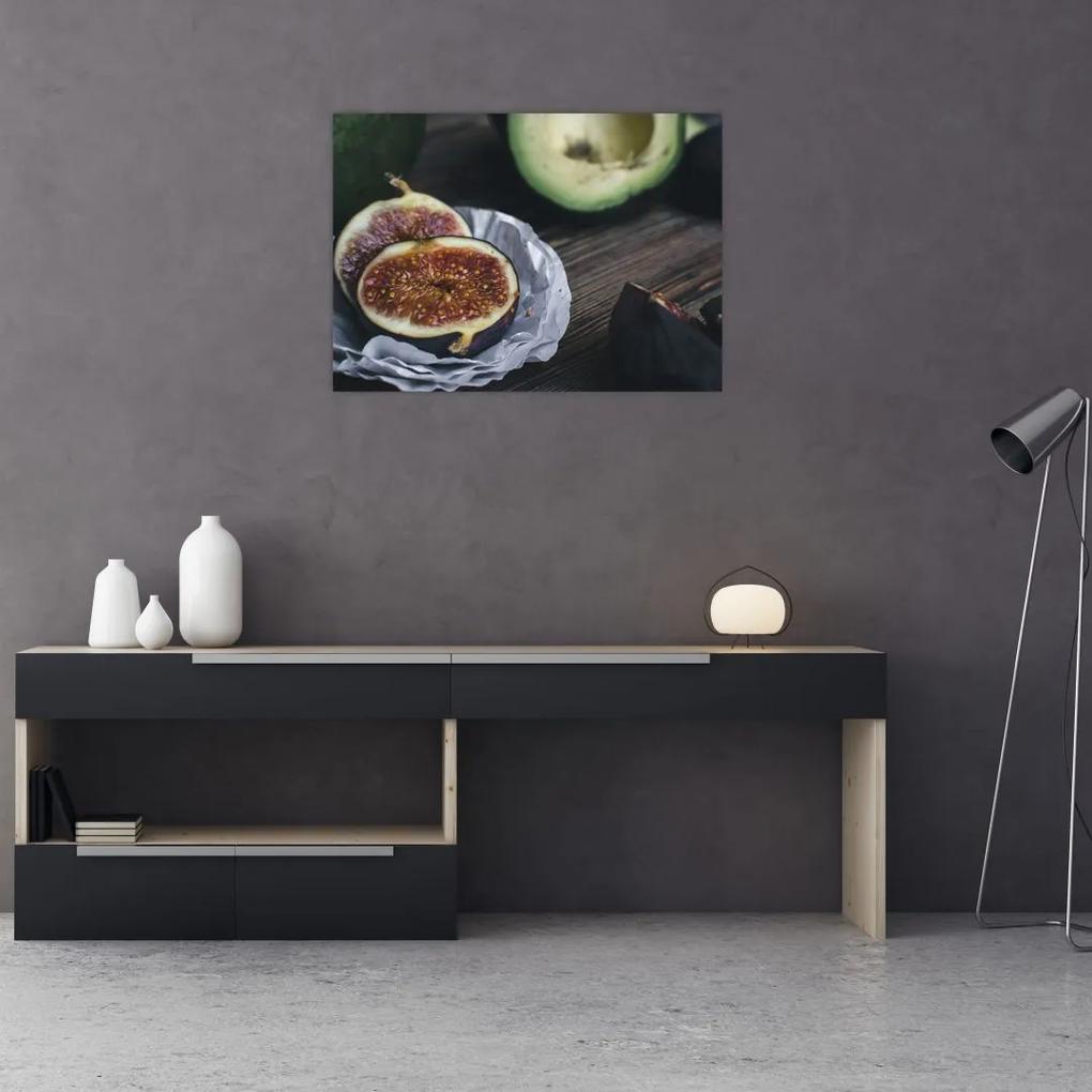 Obrázok fíg a avokáda (70x50 cm)