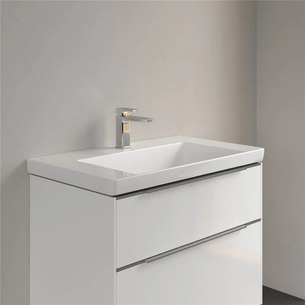 VILLEROY &amp; BOCH Subway 3.0 umývadlo na skrinku s otvorom, bez prepadu, 800 x 470 mm, biela alpská, 4A708101