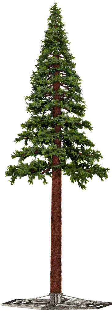 Vianočný stromček 3D- Borovica 500cm