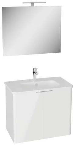 Kúpeľňová zostava s umývadlom VitrA Mia 75x62,5x44,5 cm biela lesk MIASETPR80BB