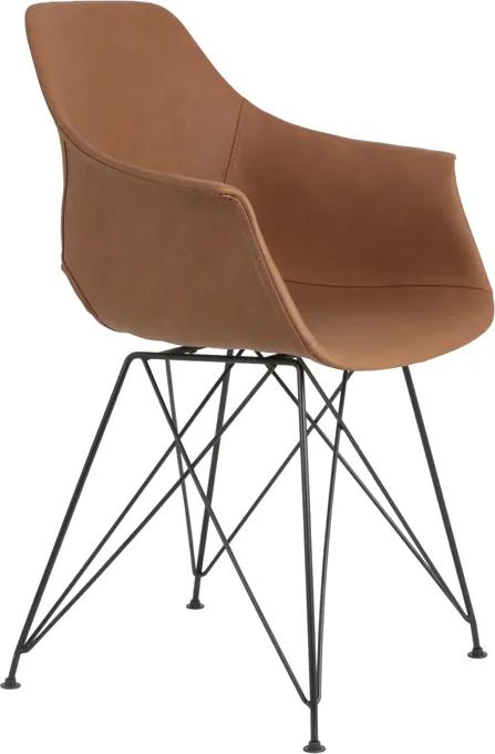 Jedálenská stolička 63x57x82 cm SERBIN brown