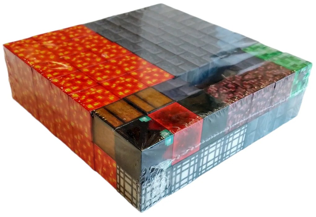 Toybit Magnetická stavebnica Minecraft Danger svietiaca 101ks