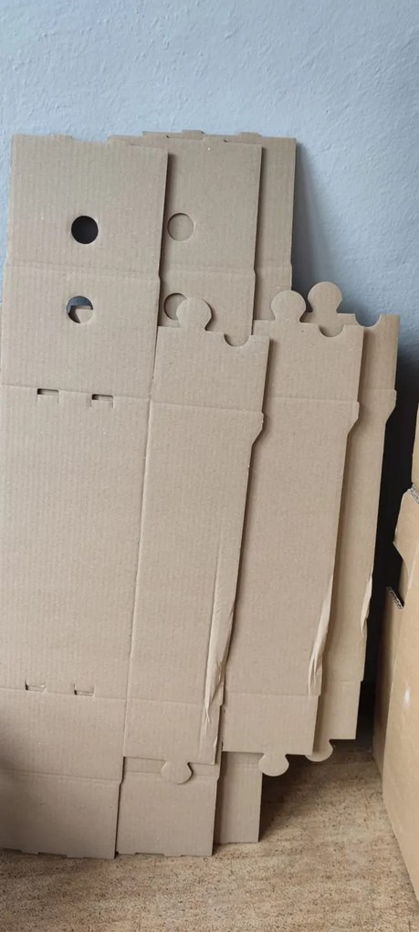 KARTON PAK 2. akosť - Úložné boxy na oblečenie, organizéry do skrine EKO KARTON 18x40x13cm - zásuvka