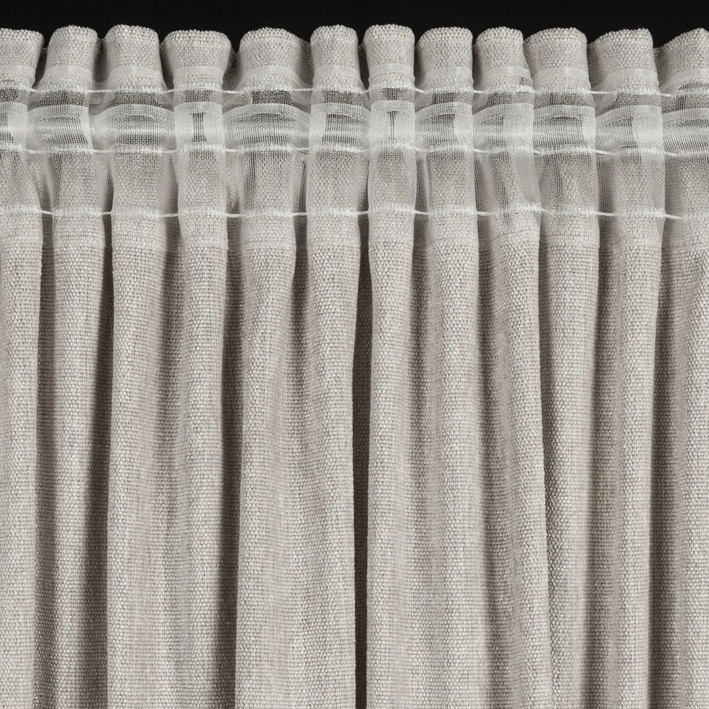 ZÁVES NA PÁSKE MEGI 140X270 CM SIVÁ