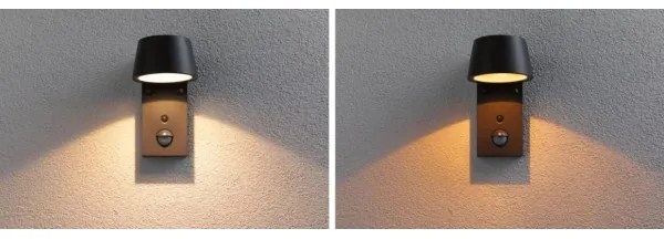 Paulmann 94714 - LED/6W IP44 Vonkajšie nástenné svietidlo so senzorom CAPERA 230V